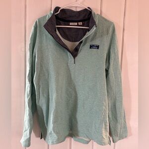 Women’s LLBean Button Neck Quarter Zip